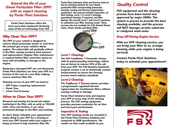 DPF Cleaning Services Page 1